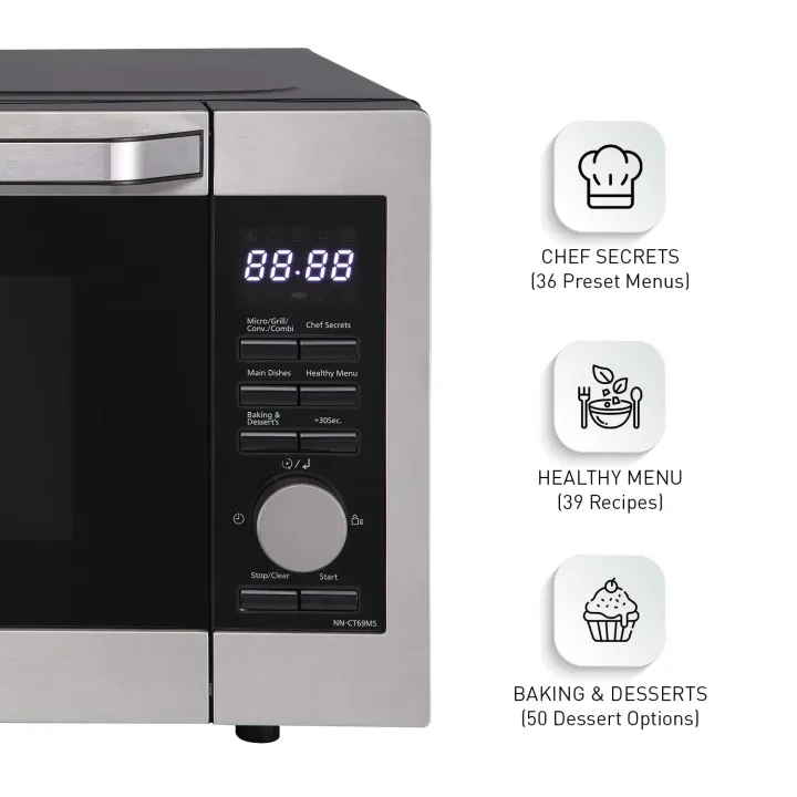 Panasonic Convection Microwave Oven 30L (NN-CT68MYTE) thumbnail