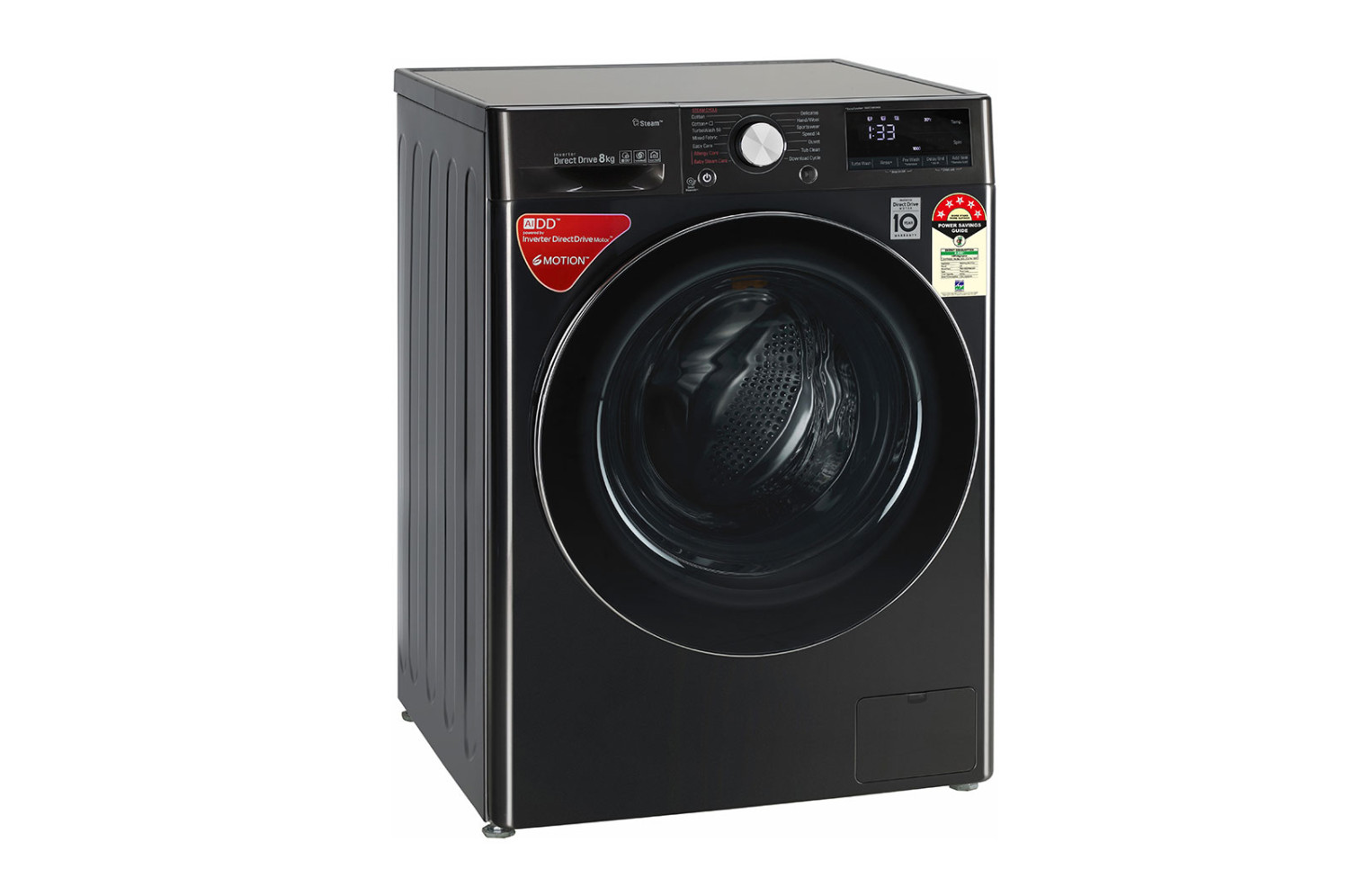 LG  8Kg  Front Load Washing Machine FV1408S4B thumbnail