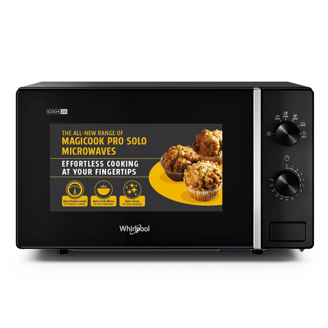 Whirlpool 20L Solo Microwave Oven MAGICOOK 20 CLASSIC KNOB thumbnail