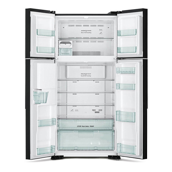 Hitachi  586L Big French Refrigerator R-W690P7PB thumbnail