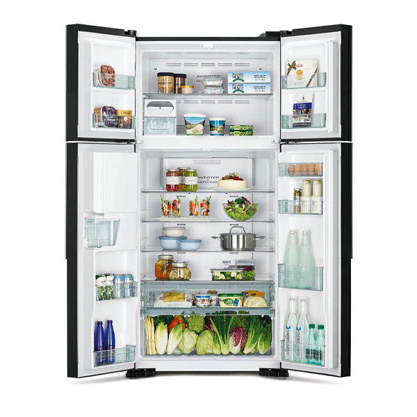 Hitachi  586L Big French Refrigerator R-W690P7PB thumbnail