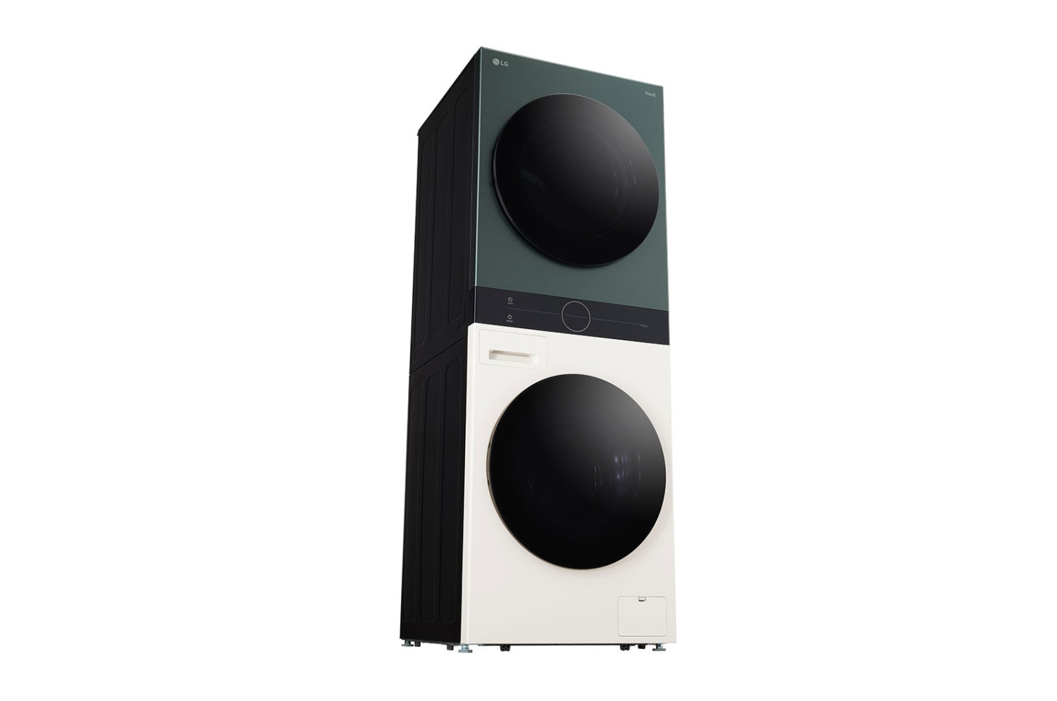 LG 14/10kg AI DD™ Front Load WashTower™ (WT1410NHEG) thumbnail