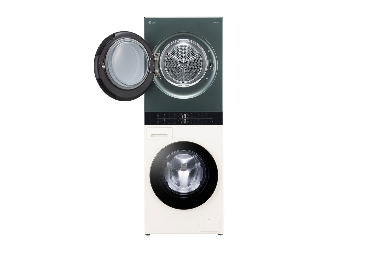 LG 14/10kg AI DD™ Front Load WashTower™ (WT1410NHEG) thumbnail