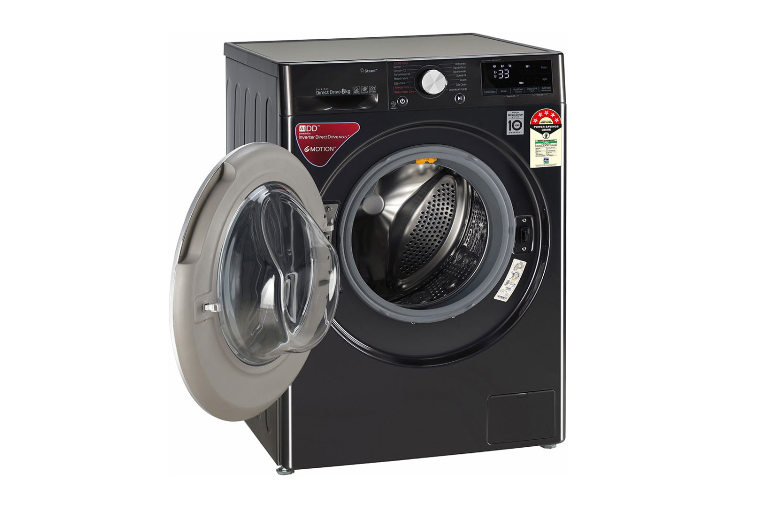 LG  8Kg  Front Load Washing Machine FV1408S4B thumbnail