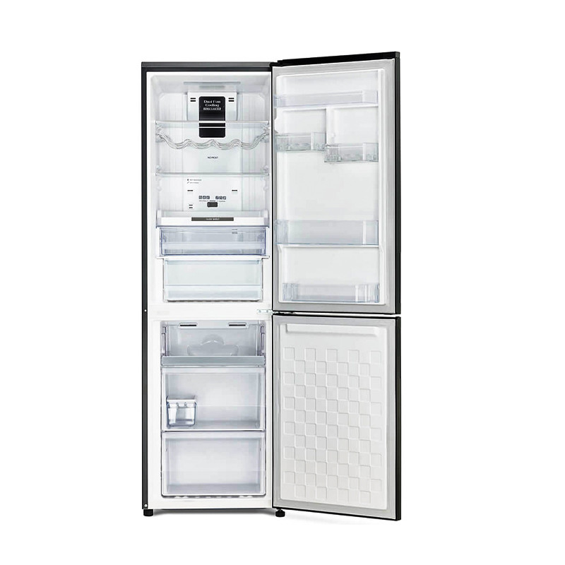 Hitachi 366L Bottom Mount Refrigerator RBG410P6PBXXGR thumbnail