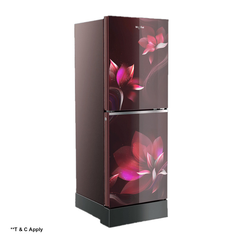 Whirlpool 278L Top Mount Refrigerator WPL-INV DC 278 Floret Red thumbnail