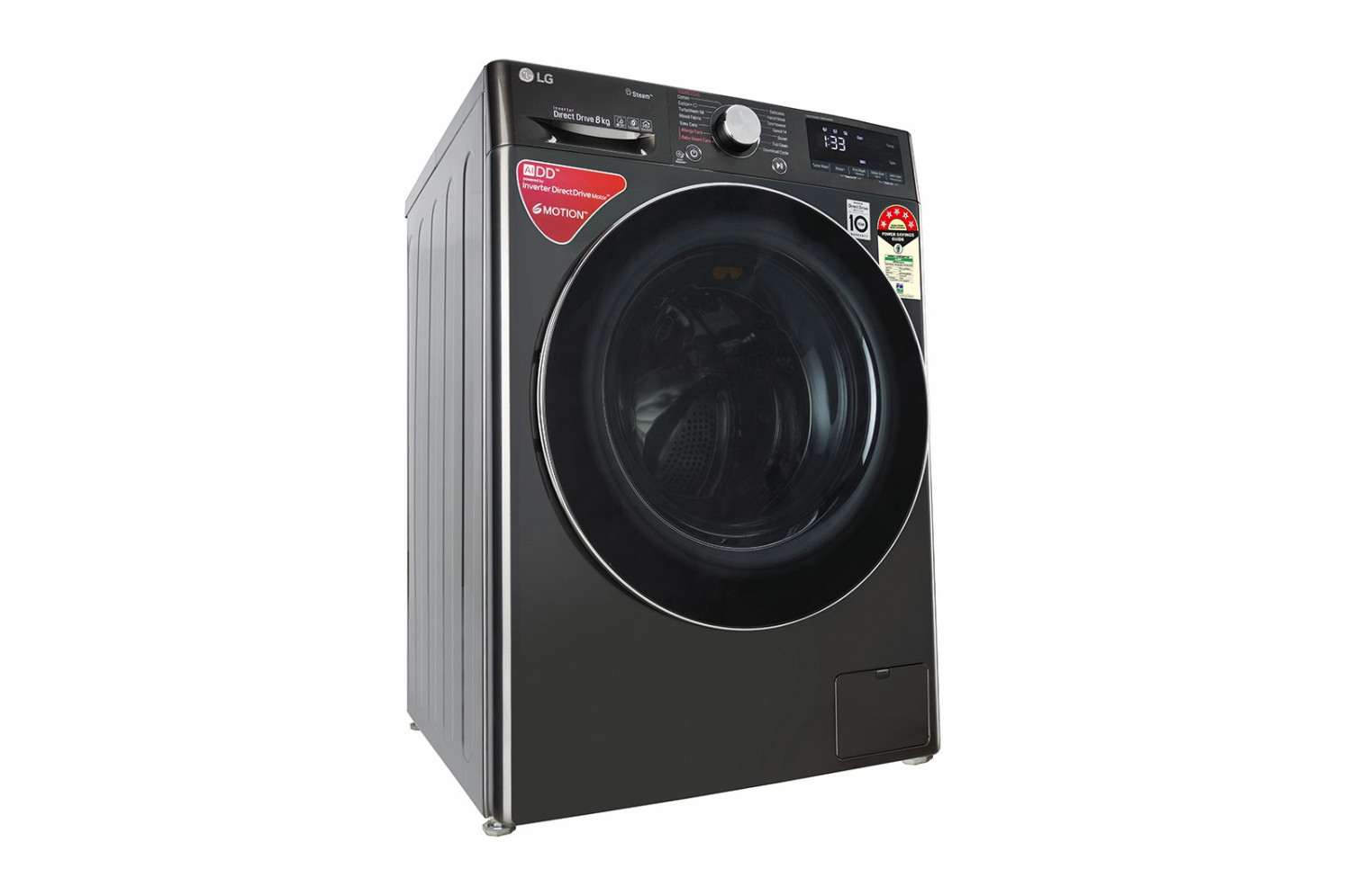 LG  8Kg  Front Load Washing Machine FV1408S4B thumbnail